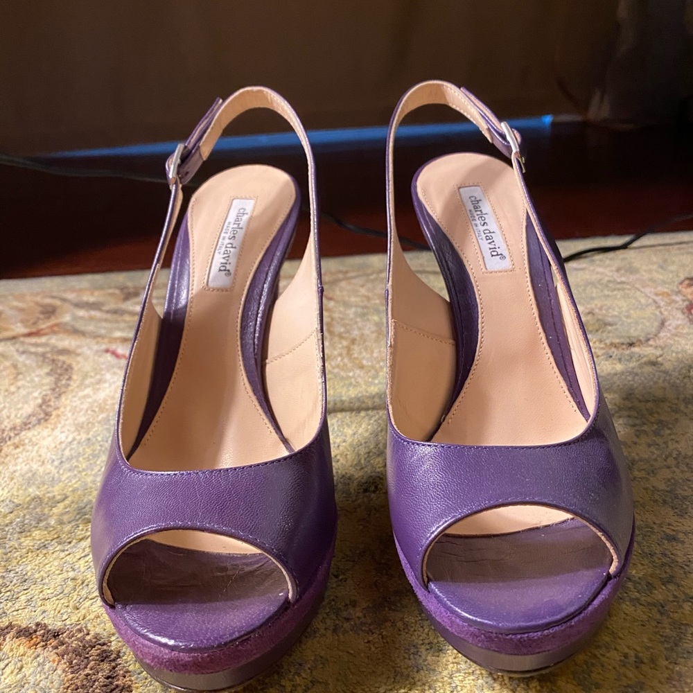Charles david purple heels